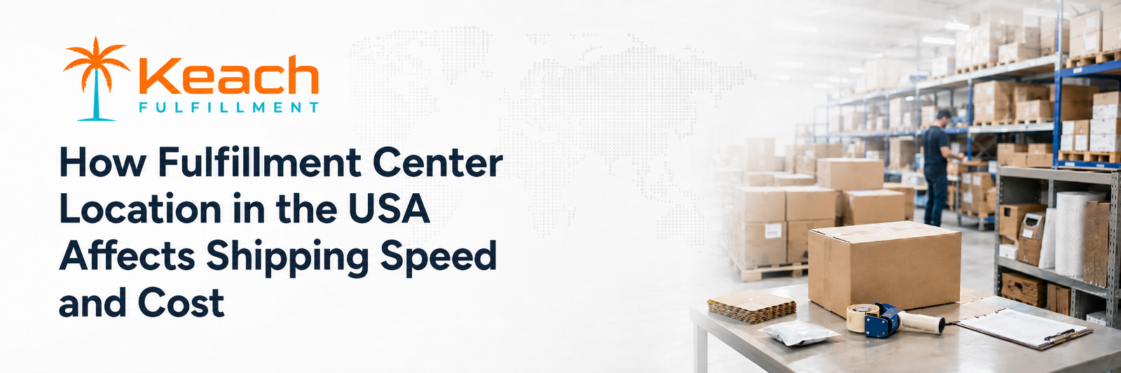 How Fulfillment Center Location in the USA Affects Shipping Speed and Cost