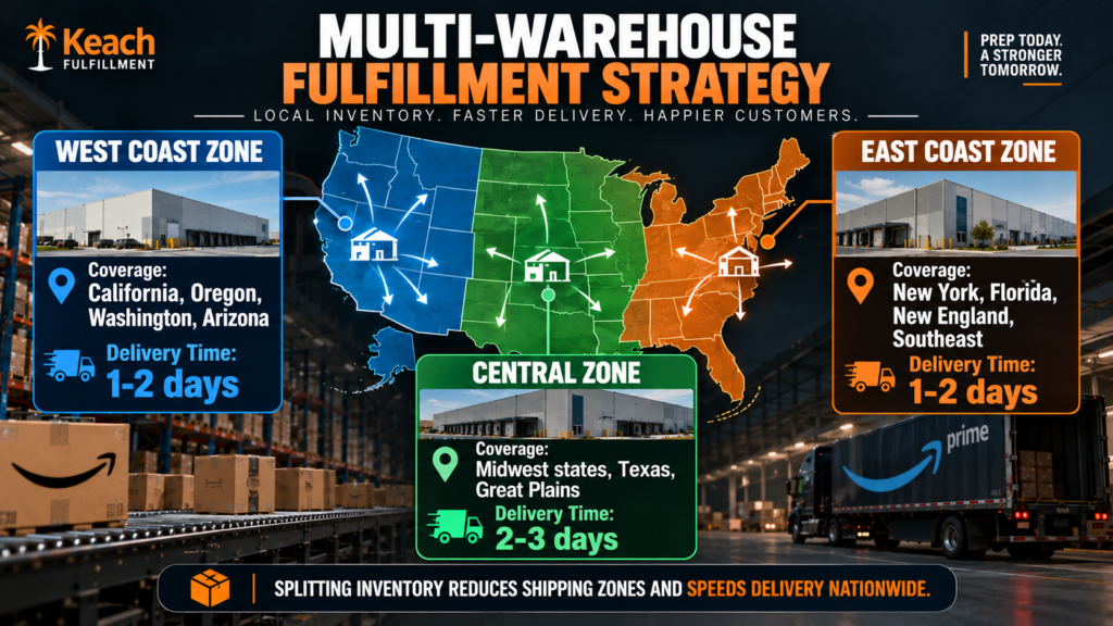 multi-warehouse placement