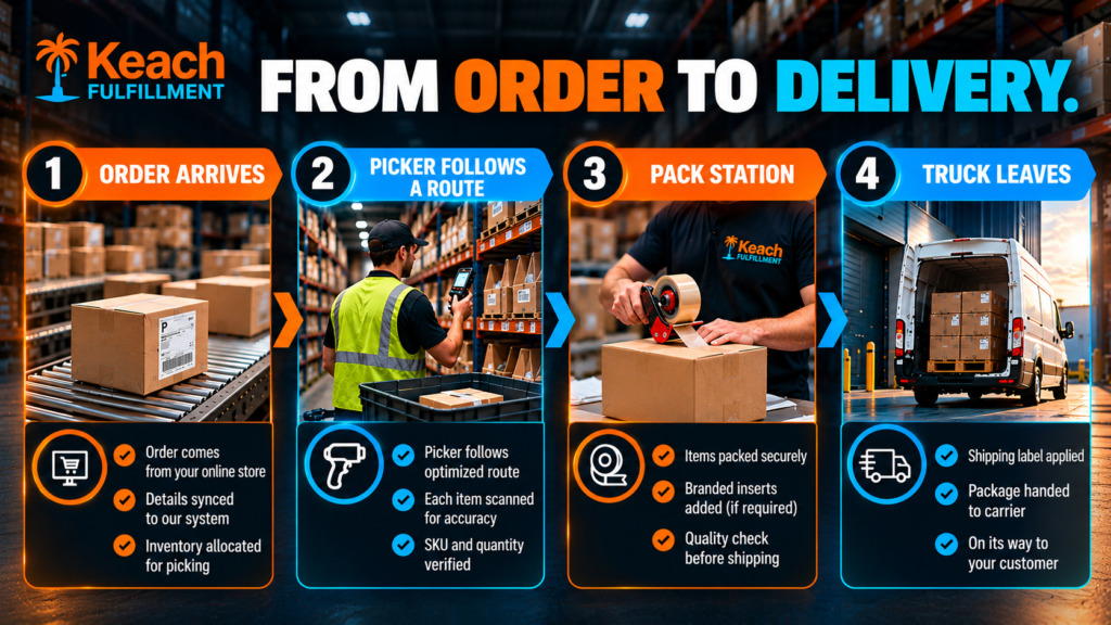 fulfillment centers handle same-day shipping